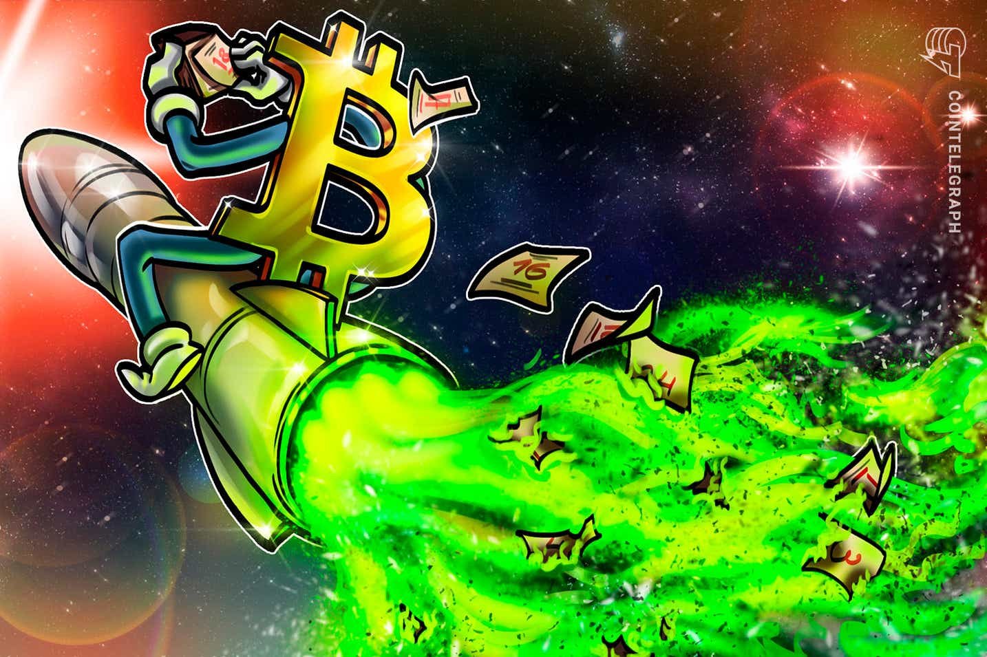 Bitcoin registra nova máxima histórica depois de ganhar US$ 2.000 em poucos minutos