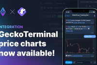 EtherDrops Tracking Bot Collaborates with Gecko Terminal for Improved Price Charting of DEX Tokens