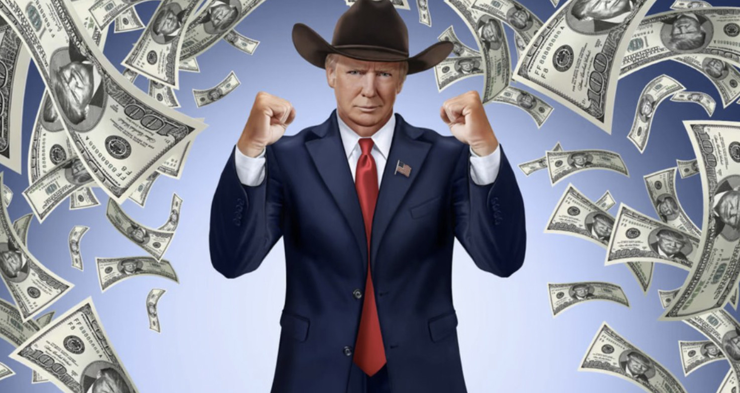 Donald Trump aurait gagné 1 million de dollars avec ses NFTs