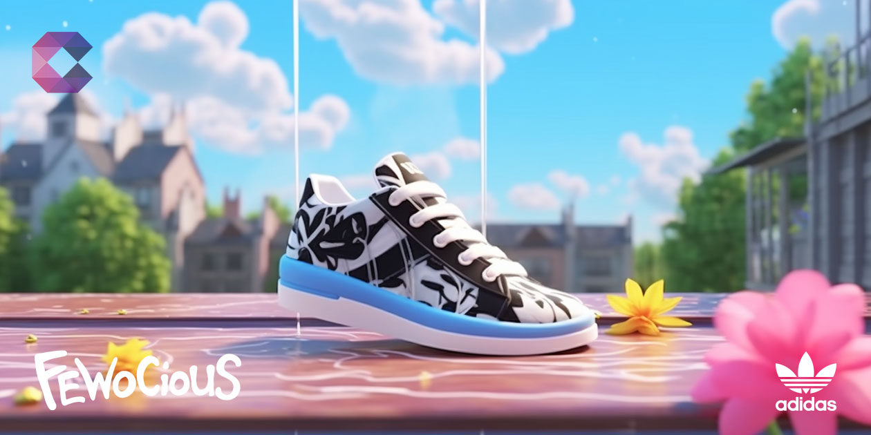Le géant Adidas sassocie à lartiste Fewocious pour une nouvelle collection qui rapproche le réel du virtuel